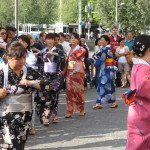 盆踊りも行われたスイスの七夕祭り