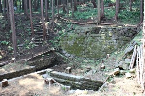 写真2 前回6月のの作業て整備された調整池と水路IMG_8131 のコヒー_1