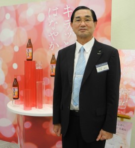 霧島酒造の江夏拓三・代表取締役専務