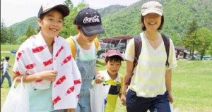 笑顔の絶えない仲の良い親子