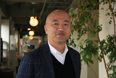 みんな電力・大石英司代表＝２月、IID世田谷ものづくり大学（東京・世田谷）で