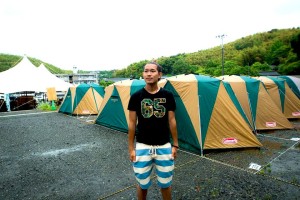 ボランティアビレッジ運営責任者、東海大学4年片山広大さん