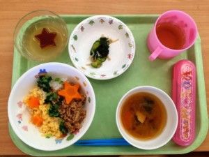オーガニック100％の給食、千葉の認定こども園で