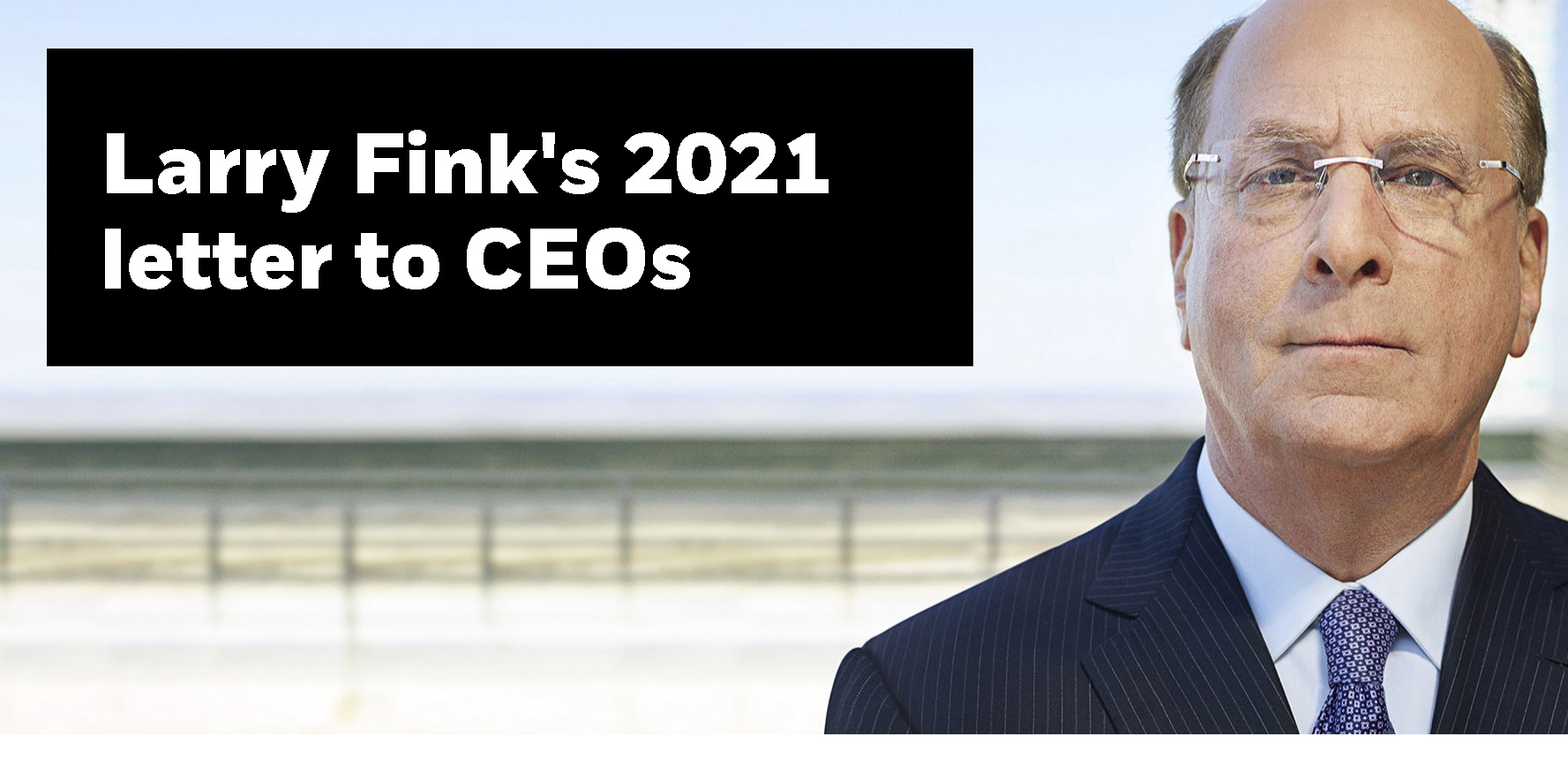 ブラックロックCEO「TCFDとSASBの採用を」 - オルタナ