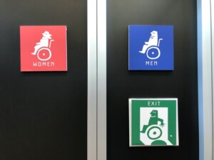 車いす目線を体験するバリアフルレストラン開催
