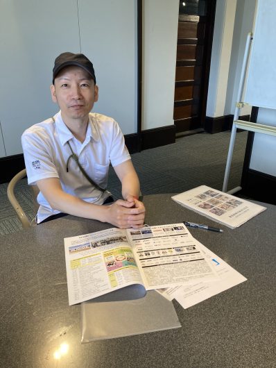「子どもたちの学習機会の場をもっと広げたい」と話す青井介(あおい・たすく)さん。「学習支援シンポジウム全国大会」の事務局を担う大吉財団の事務局長を務める。