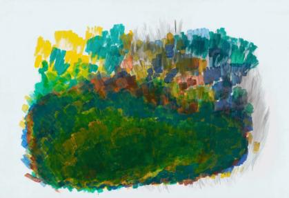「art bridge」から7作品を展示する(画像は河野竜司「みどり」)
