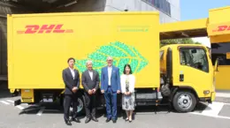 DHLサプライチェーン、日本で水素トラックの実証走行始める