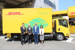 DHLサプライチェーン、日本で水素トラックの実証走行始める