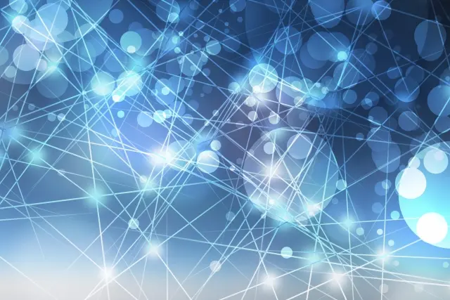 光を模した幾何学模様