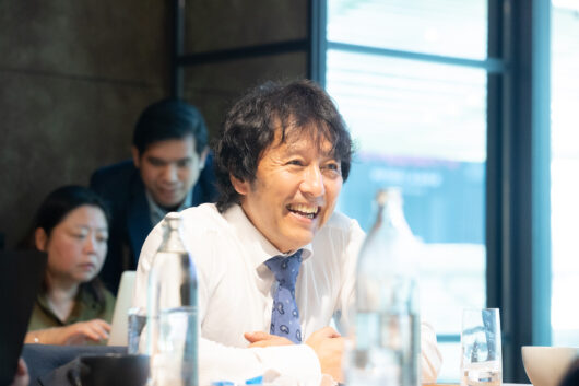 サラヤでボルネオの環境保全プロジェクトを担当する中西宣夫調査員