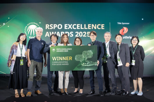サラヤが支援するワイルドアジアは、RSPOエクセレンス賞コミュ
ニケーション部門に選ばれた