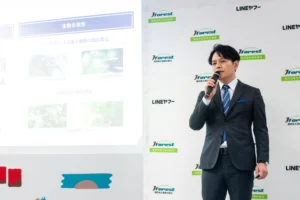 LINEヤフー、10年で⽔使⽤量を上回る「⽔源涵養」目指す